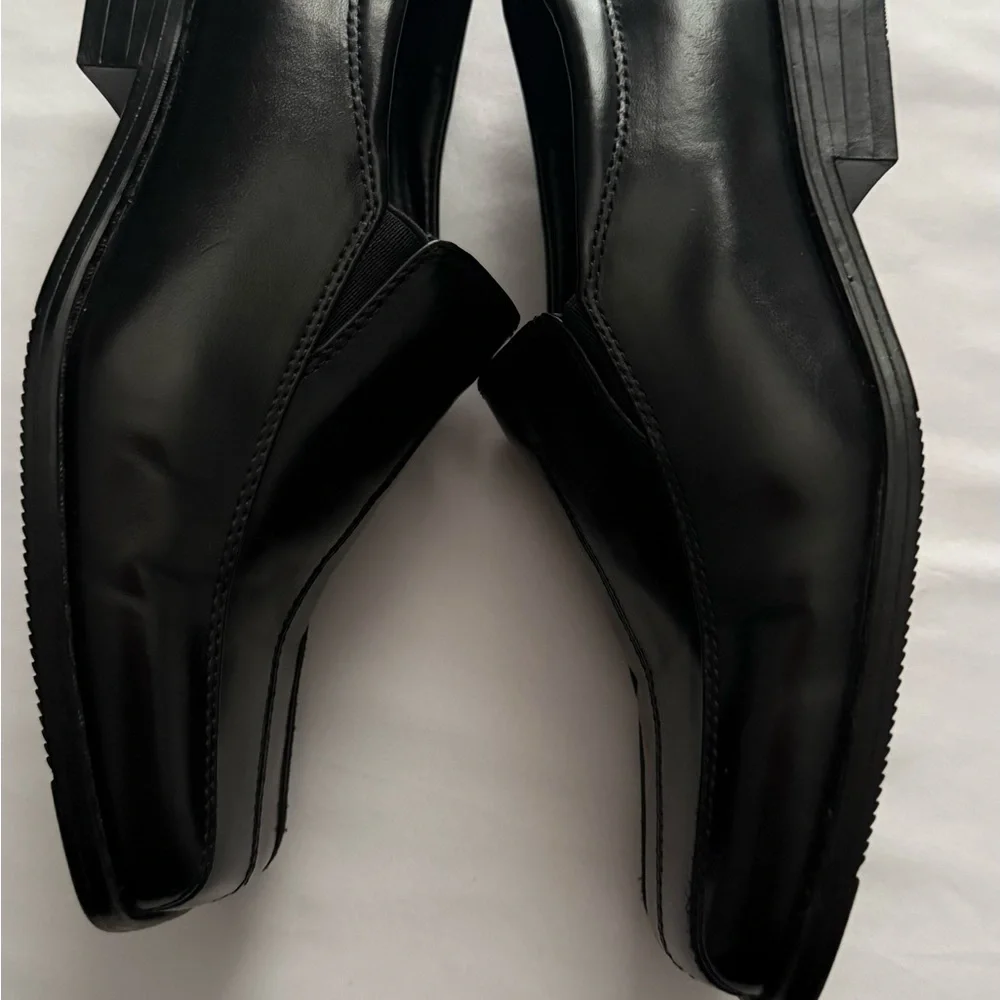 Stacy Adams Black Slip-On‎ Loafers